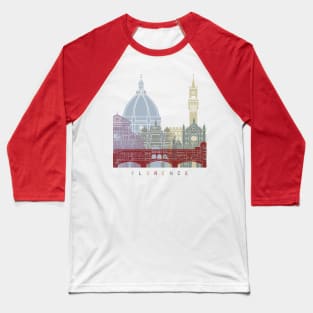 Florence skyline poster Baseball T-Shirt